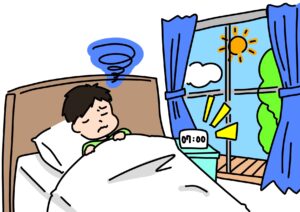 朝起きれない