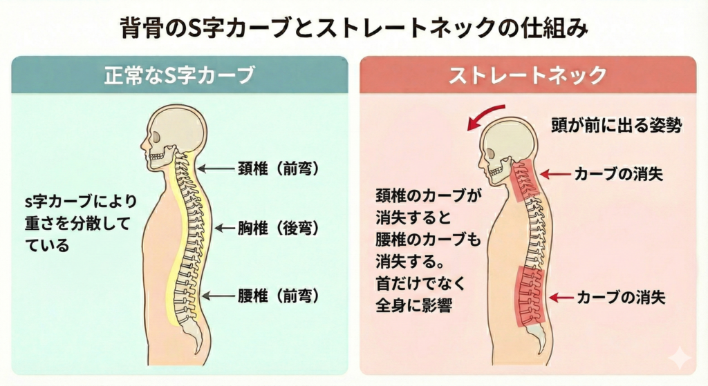 ストレートネック説明