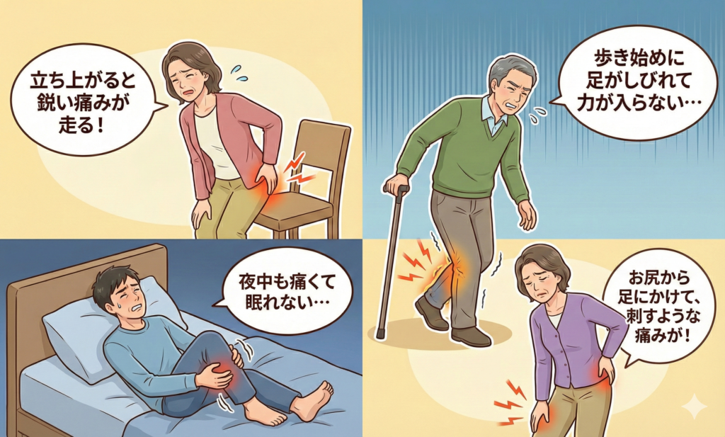 坐骨神経痛の悩み